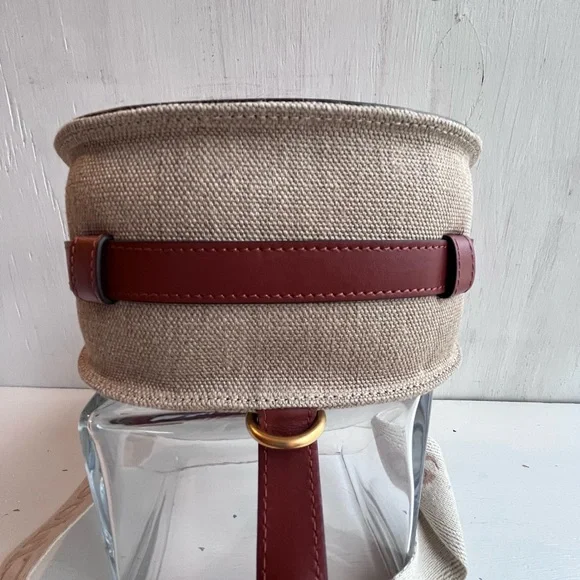 Chloé Marcie Linen & Leather Crossbody Bag - Picture 11 of 17